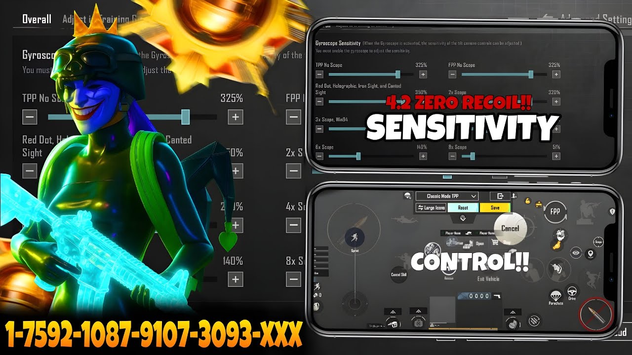 PUBG 4.2 UPDATE SENSITIVITY CODE | PUBG BEST SENSITIVITY SETTINGS | PUBG ZERO RECOIL SENSITIVITY