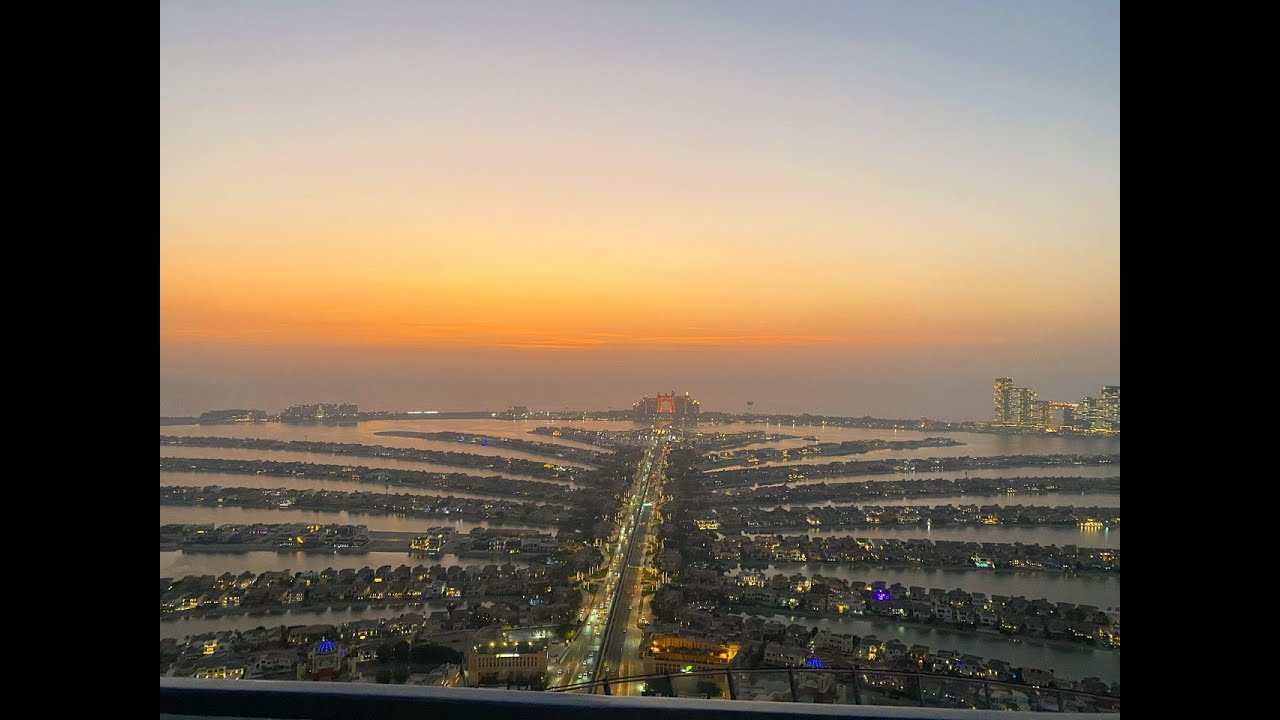 Palm Jumeira, Dubai frame & Burj Khalifa