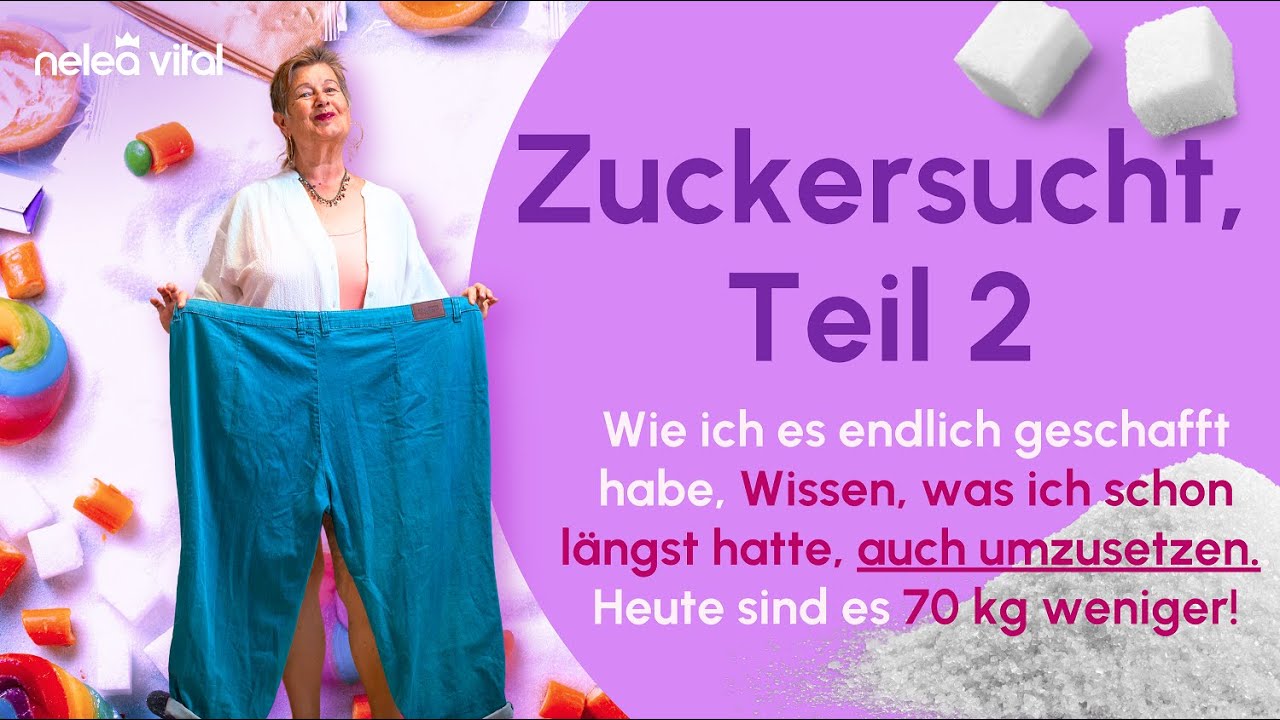 Zuckersucht besiegt! Teil 2. Abnehm-Coach verrät, wie sie 68 kg ohne Medikament, Spritze, OP abnahm.