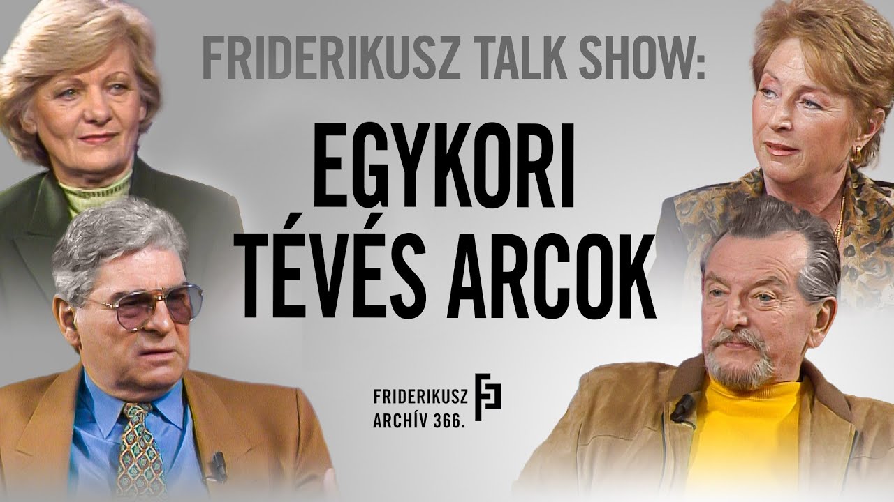 FRIDERIKUSZ TALK SHOW: Egykori tévés arcok, 1997. /// Friderikusz Archív 366.