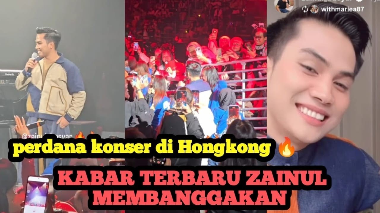 MEMBANGGAKAN ZAINUL DISAMBUT ‼️ Perdana Konser Di HK