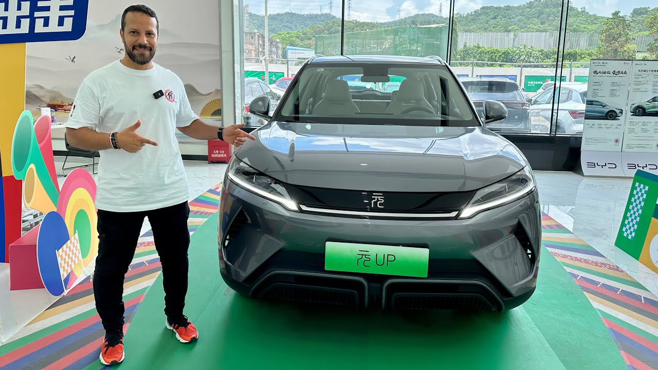 BYD YUAN UP بى واى دى يوان اب عربيه اقتصاديه كهربائيه رائعه , ١٧٧ حصان , ٤٠١كم , اقصر سرعه ١٦٠كم