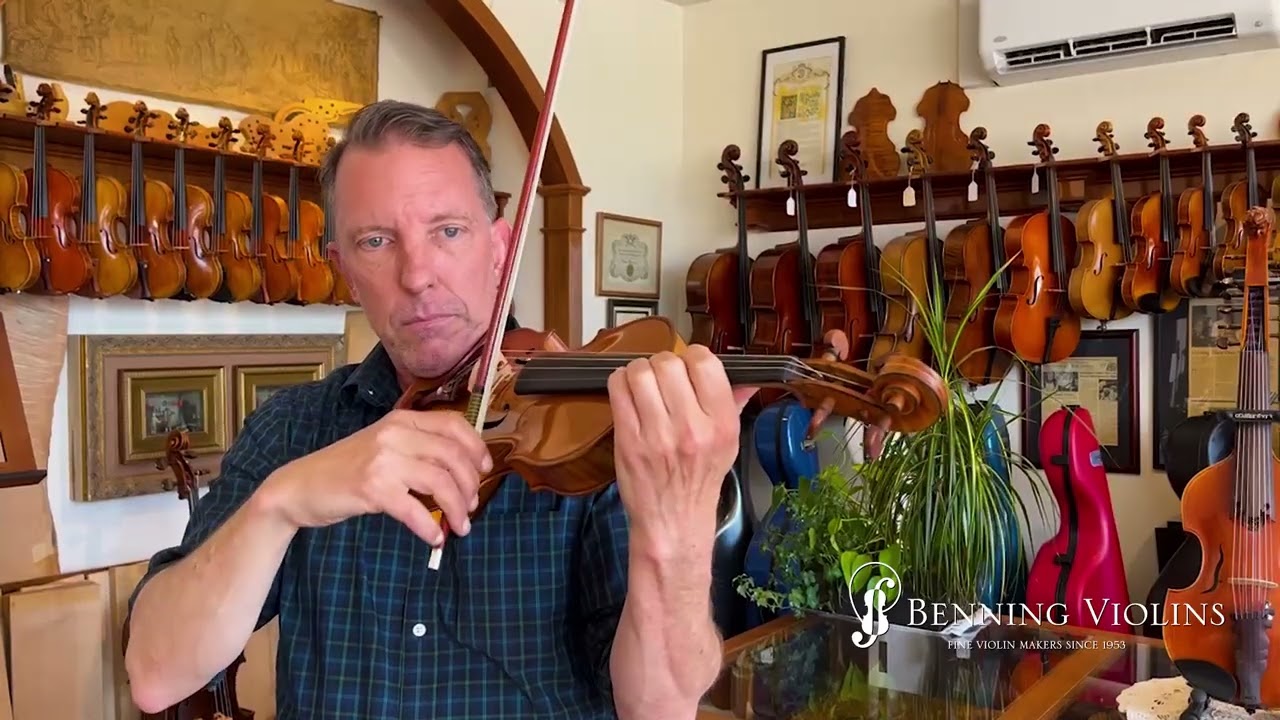 Fine Italian Violin for Sale Crafted by Violinmaker Ansaldo Poggi - 1923
