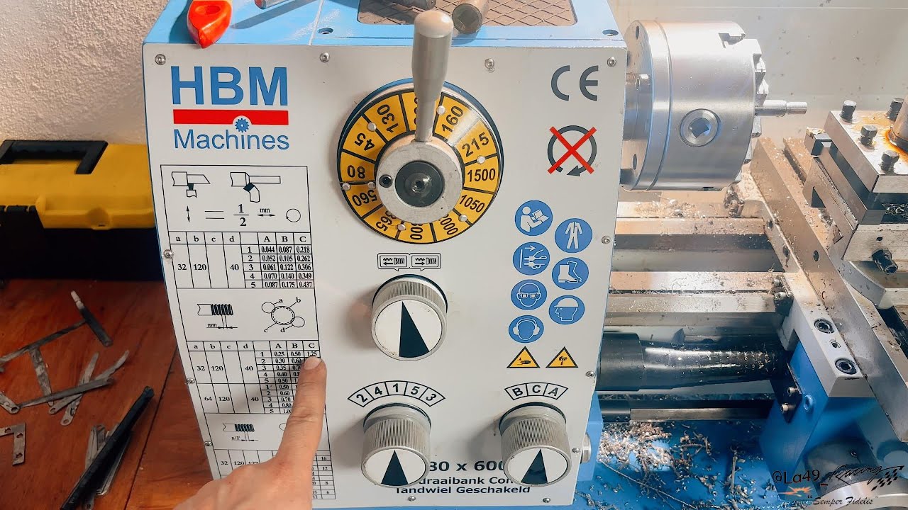 COMO ROSCAR EN TORNO DE METAL HBM 280G