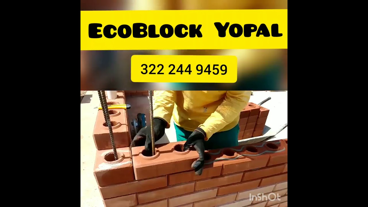 Ladrillo Ecol&oacute;gico Estructural Tipo Lego