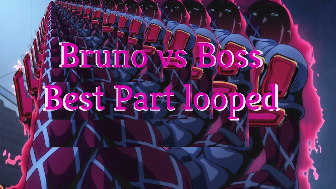 Jojo Part 5 Boss Reveal-[Fierce Fight] best part looped
