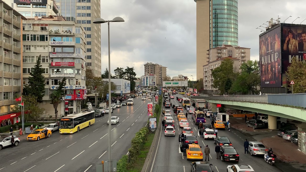 Atatürk Anma ve Saygı Duruş 2021 Levent / Esentepe / Zincirlikuyu Büyükdere Caddesi - İstanbul
