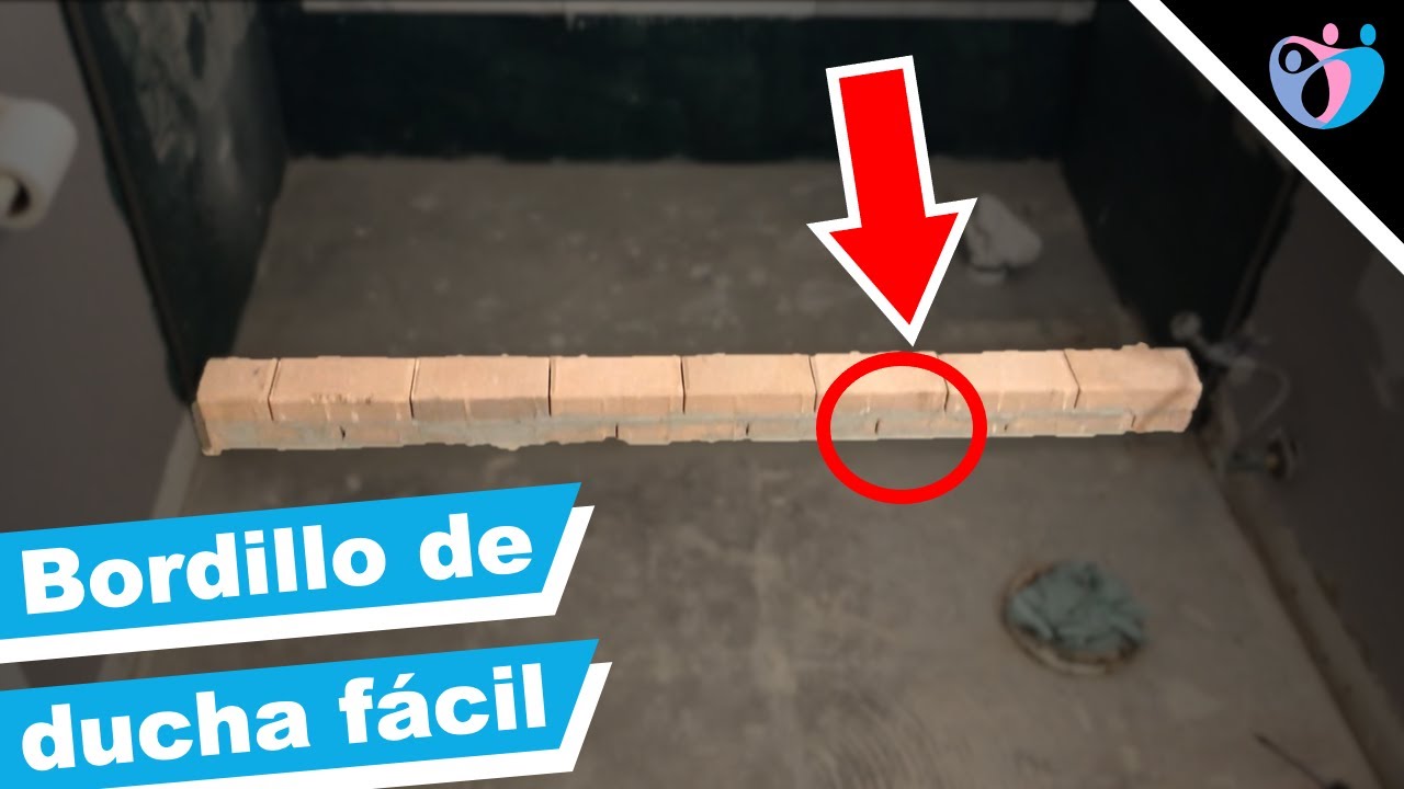 C&oacute;mo hacer un reborde de ducha f&aacute;cilmente