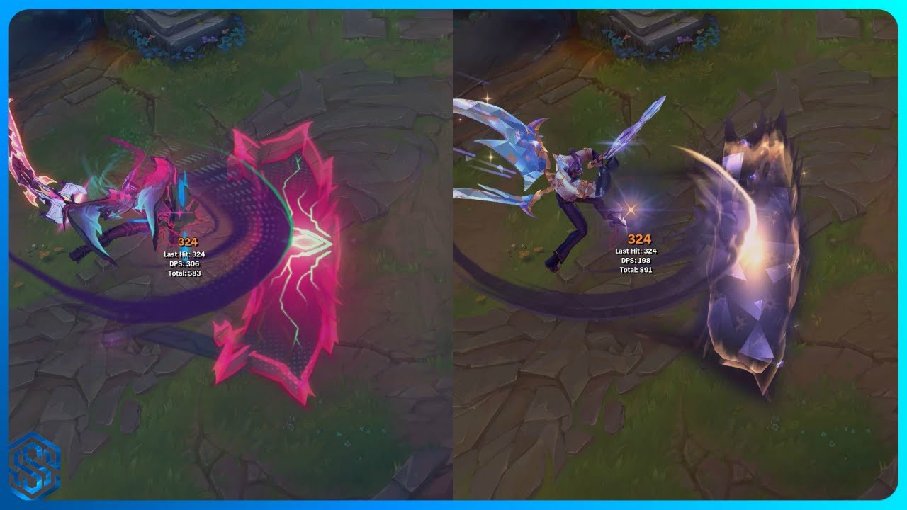 Primordian Aatrox vs Prestige DRX Astrox Skins COMPARISON