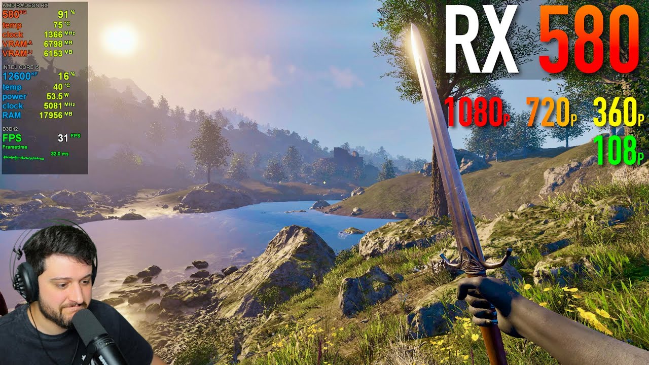RX 580 8GB - The Elder Stutters IV: Oblivion Remastered