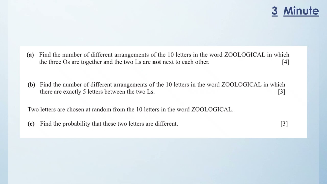Permutation and Combination 2025