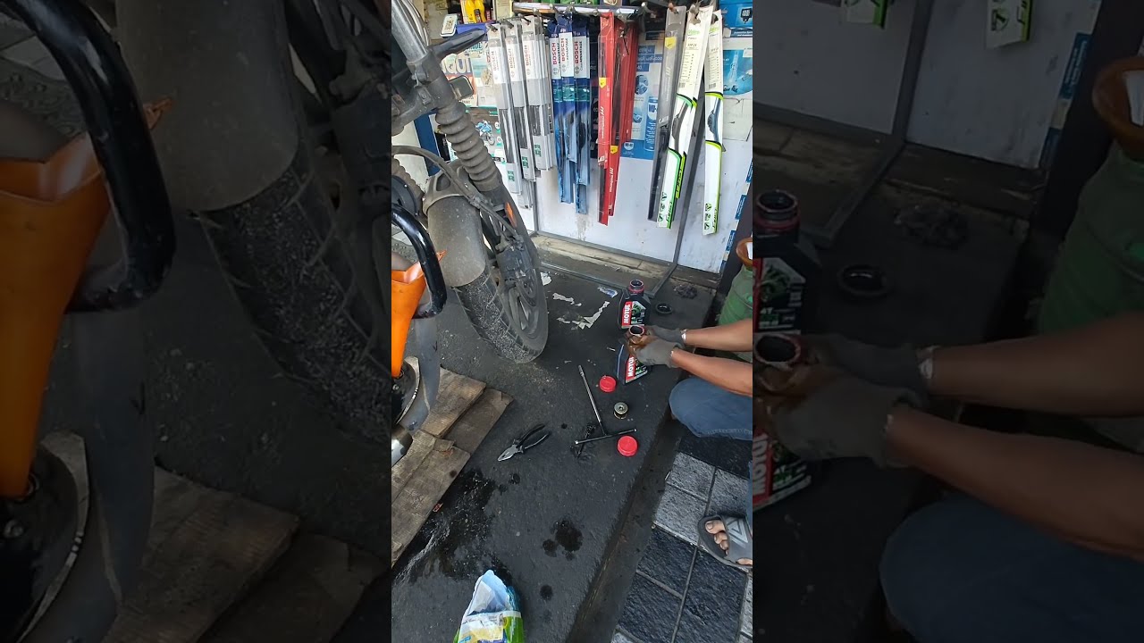Honda Hness CB350 #oilchange #engineoil #automobile #mechanic