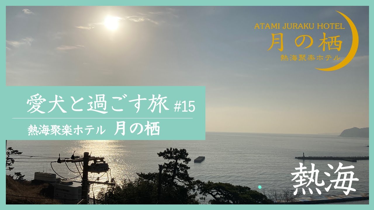 【月の栖（すみか）｜熱海】愛犬と宿泊できる熱海湾を眺望するお部屋が最高だった