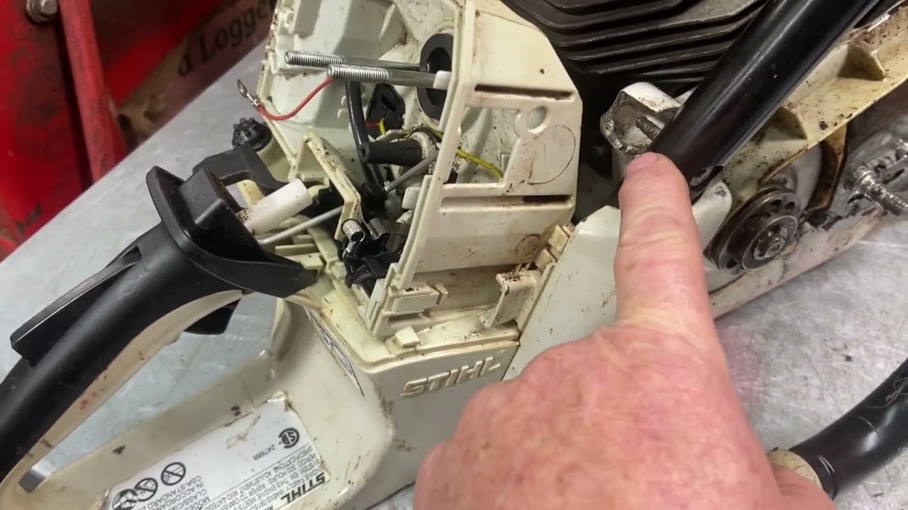 How to fix stihl 661 intake boot