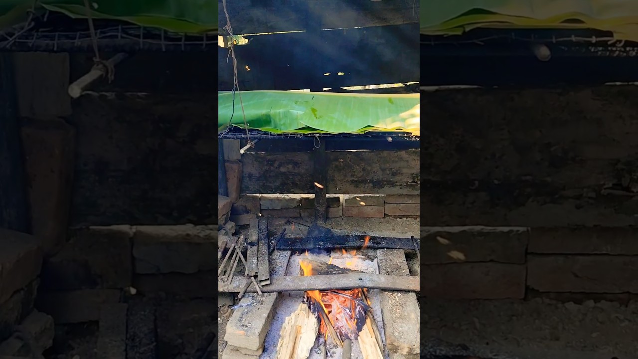 Traditional Way of Smoking Meat #smokedpork #pork #food #shortsvideo