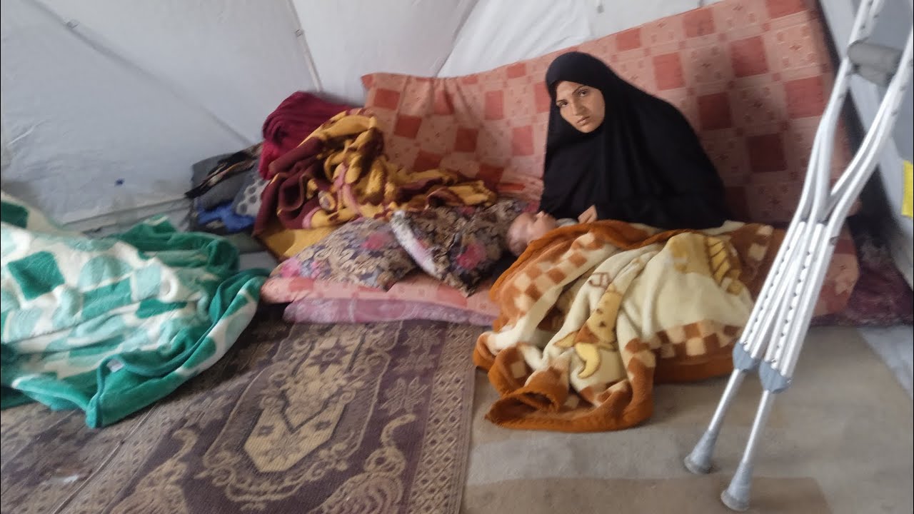 تصوير حياتنا في خيمة بسيطة من غزة 🇵🇸🇵🇸👇👇