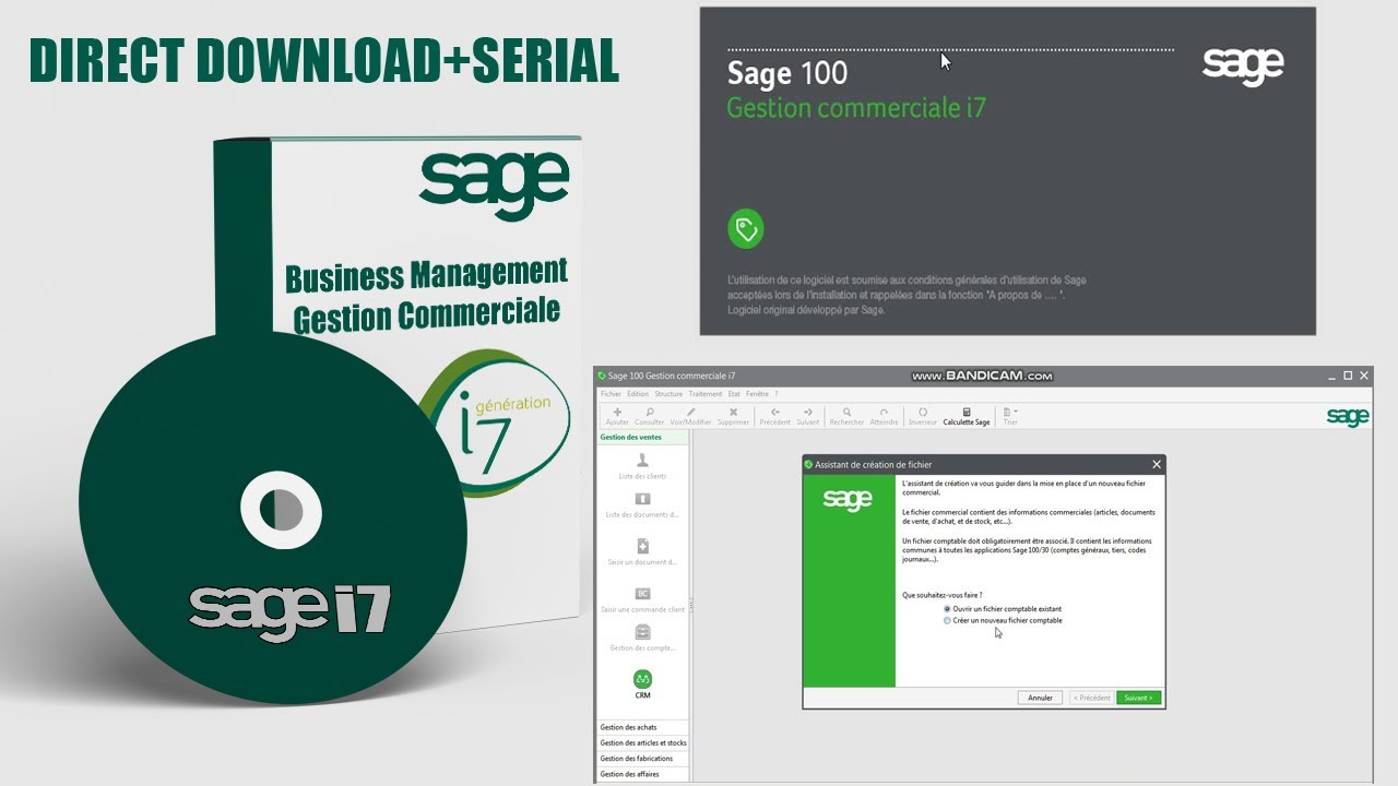 Sage 100 Business Management (Gestion Commerciale) i7 (Direct Download)