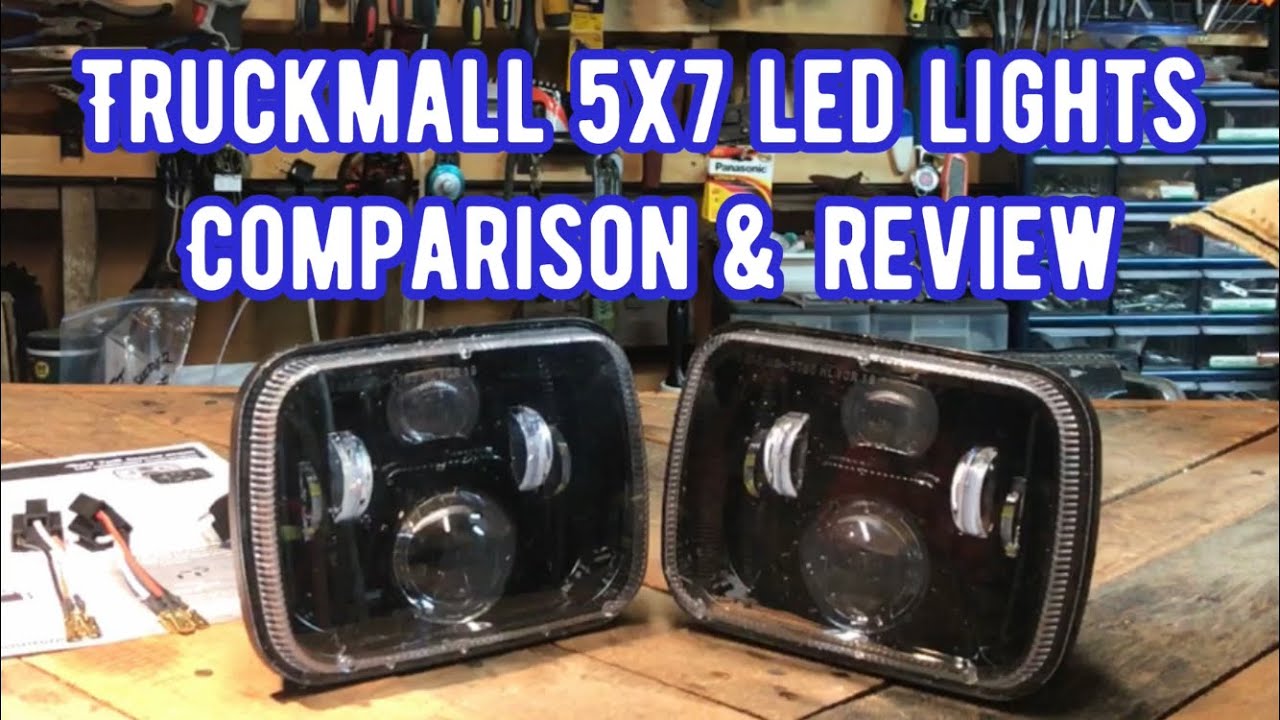 TRUCKMALL 5x7 LED Light Review, Test, & Comparison - How Do These Lights Do Overall ?!