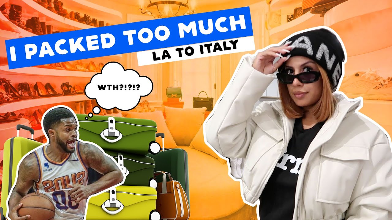 PACK WITH ME FOR ITALY 🧳 | YRIS PALMER