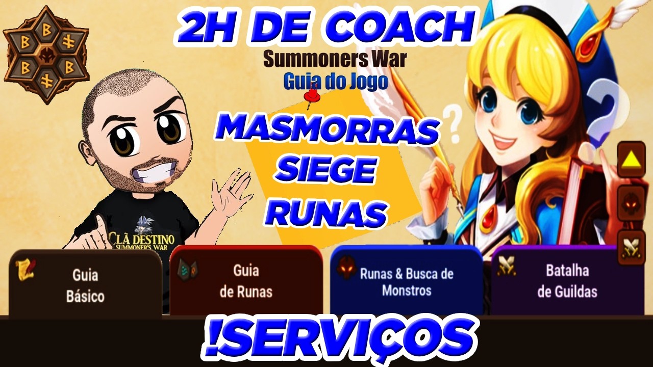 2H DE COACH AO VIVO !GUILD !COACH !PIX