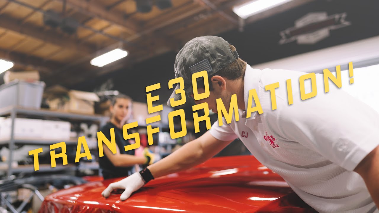 WRAPPING A E30 AT THROTL (BIG TRANSFORMATION)