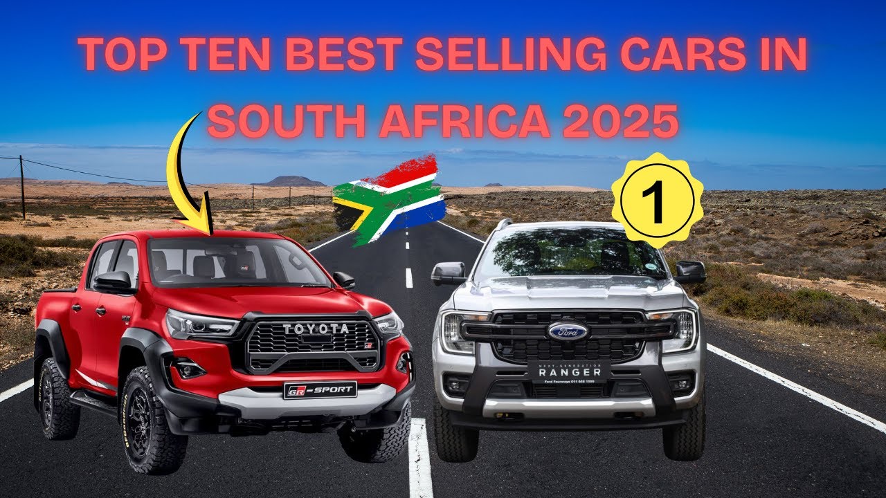 Top 10 Best Selling Cars In South Africa For 2025 !