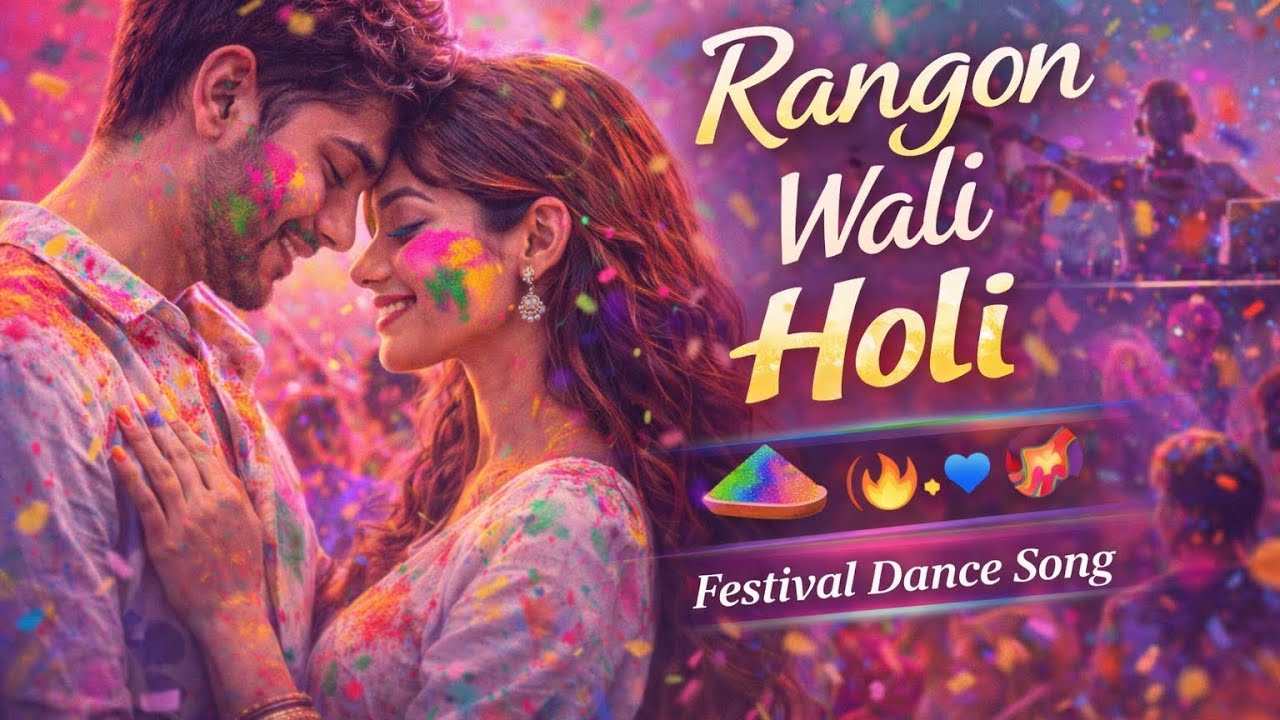 Rangon Wali Holi 2026 🌈🔥 | New Hindi Holi Song | DJ Remix | Festival Dance Song | Holi Special