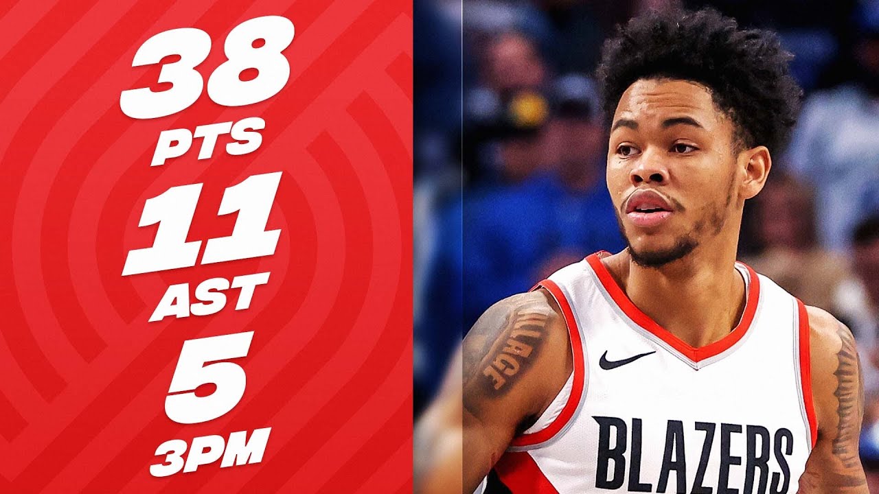 Anfernee Simons Drops 38-PT DOUBLE-DOUBLE In Brooklyn! | January 7, 2024