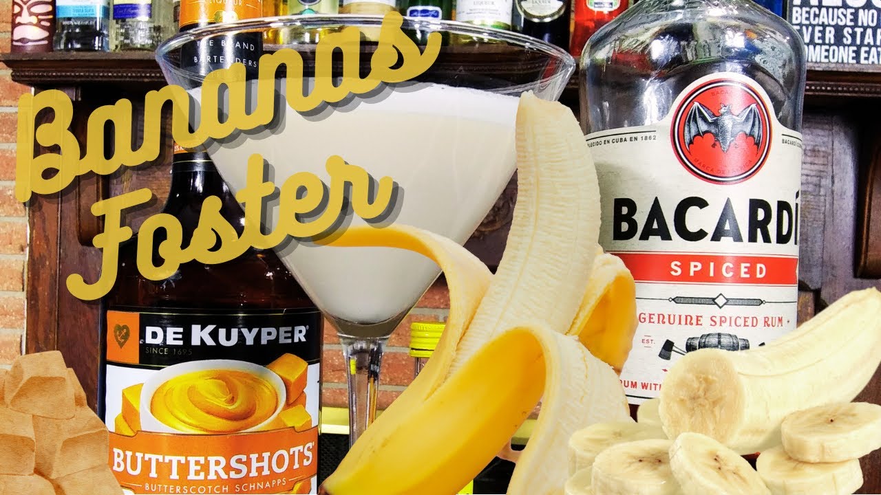The Best Banana Cocktail With Spiced Rum