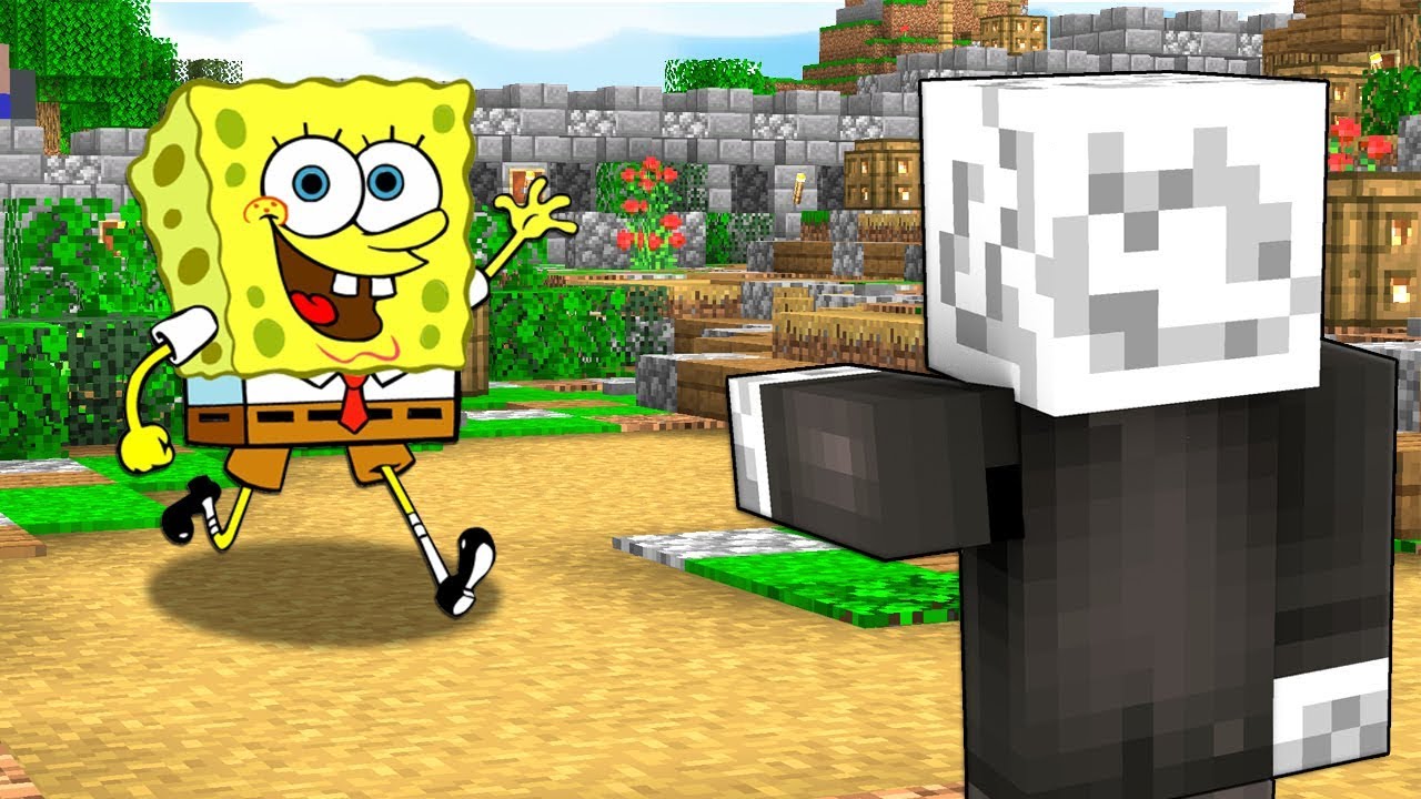 BELLAFACCIA INCONTRA SPONGEBOB - Minecraft ITA