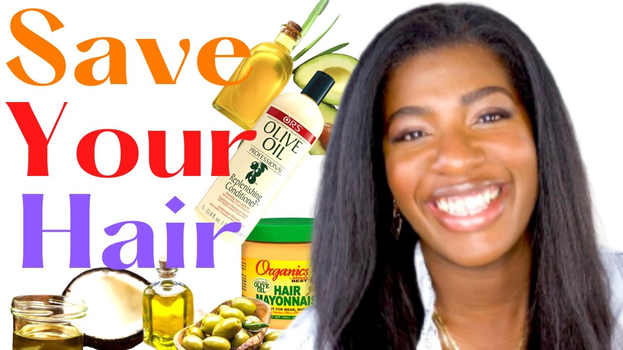 My Secret to Long Relaxed Hair | This DIY Deep Conditioner Mix Will Transform Your Hair | Wash Day