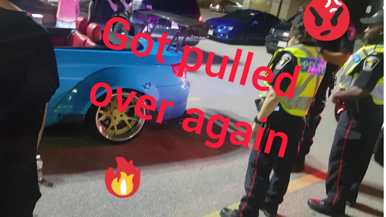 More BMW's More Pull Over |Street Racing|Toronto nightlife video