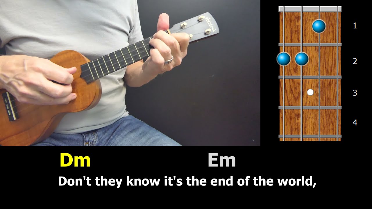 The End of the World - Fingerstyle Ukulele with Chords & Lyrics