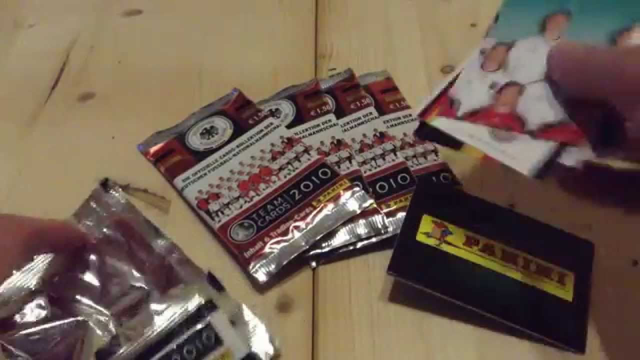 DFB Team Cards 2010 - 5 Booster [ Opening / Unboxing ]