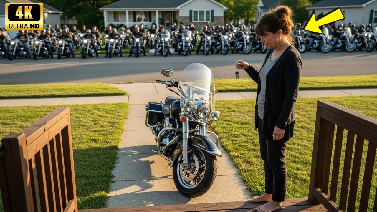 Witwe verkauft Harleys ihres Mannes – am nächsten Tag bringen 100 Hells Angels sie zurück.