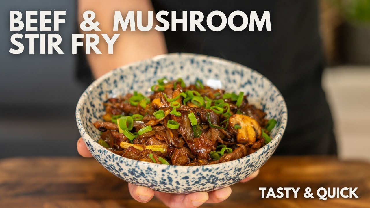 Budget Friendly Beef and Mushroom Stir Fry | On The Table In 25 Minutes