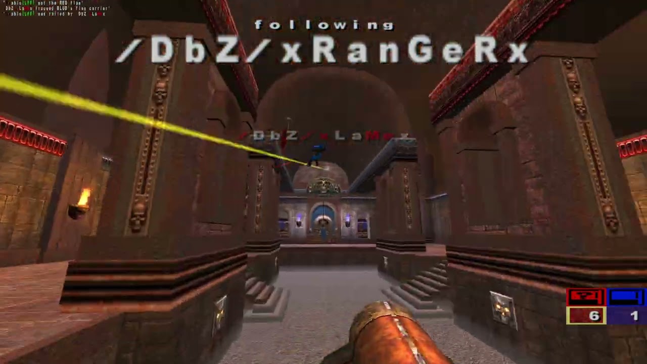 Q3A InstaUnlagged | DbZ vs LFF - Q3CTF1 | CTF | 3 vs 3