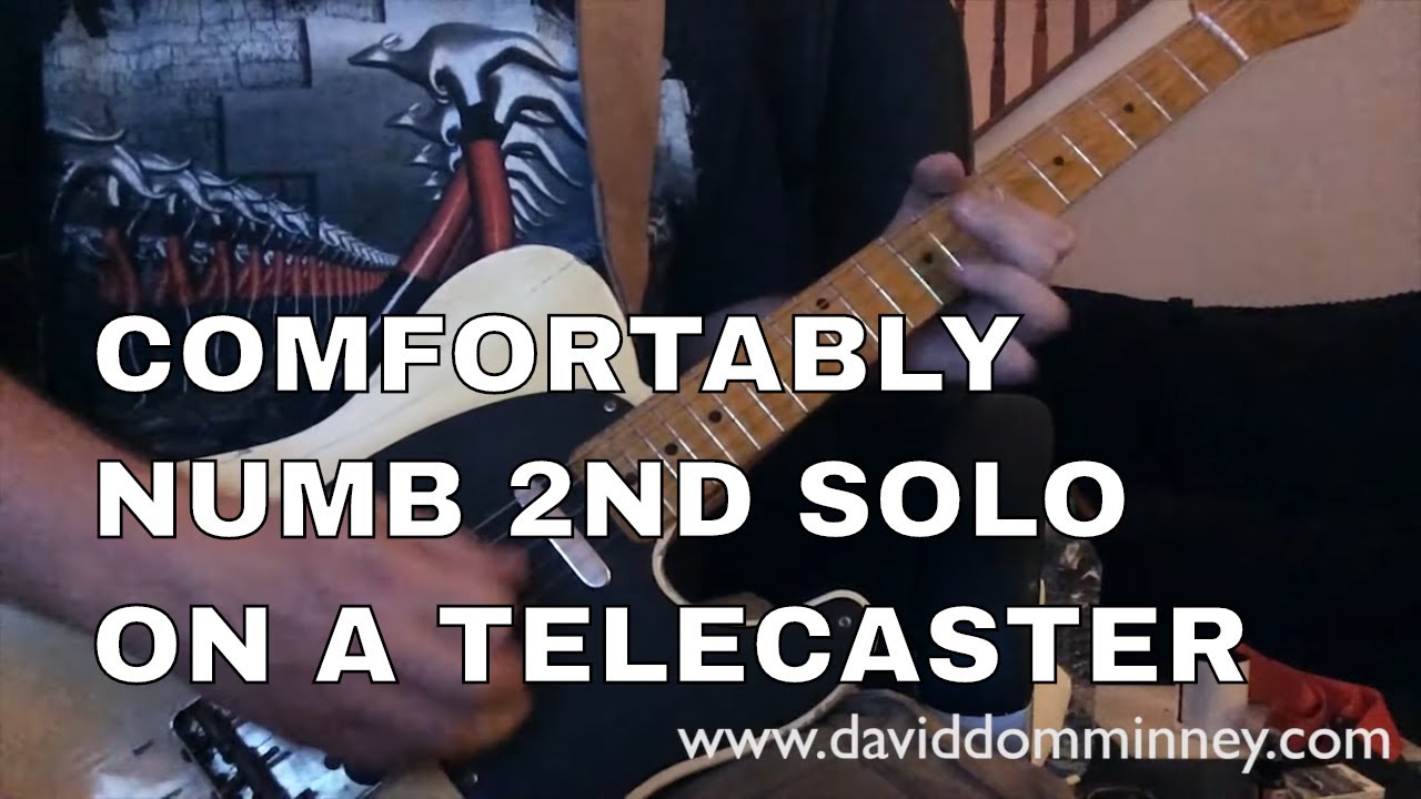 Comfortably Numb 2nd Solo - My new Vinnie Telecaster Relic