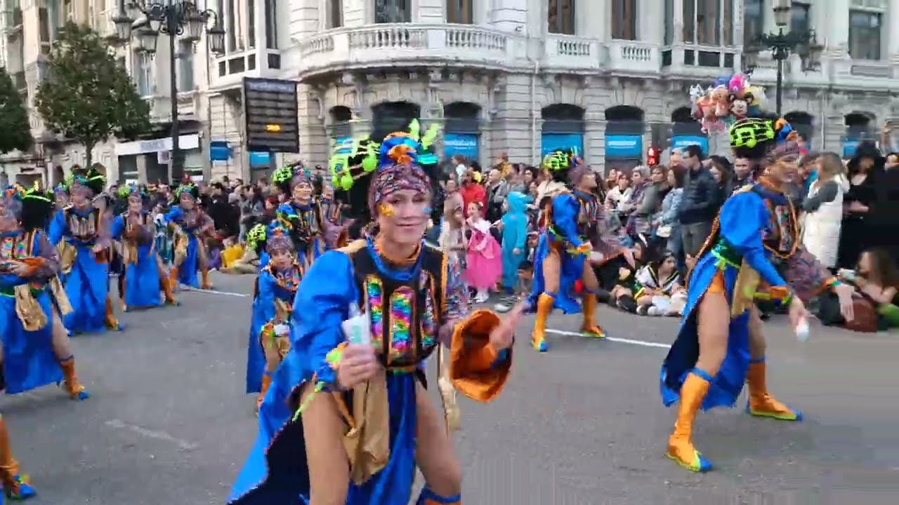 Carnaval Oviedo 2024 -Charanga Xareu nel ñeru-