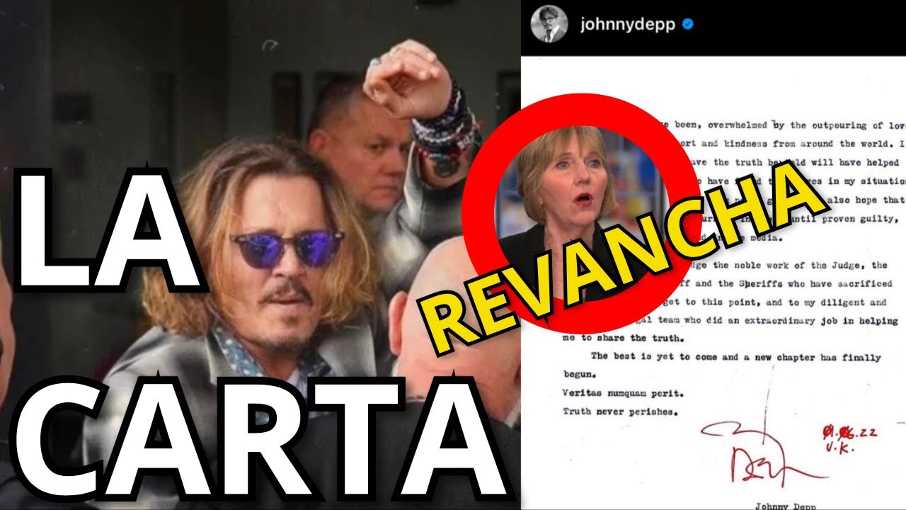 Johnny Depp Responde Al Juicio Con Carta Para Sus Fans (Primos) Amber Quiere Revancha