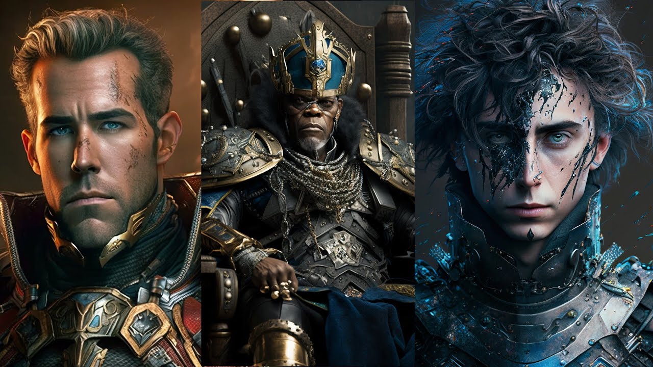 Famous Actors turned into Villains & Heroes | AI Generated Art
