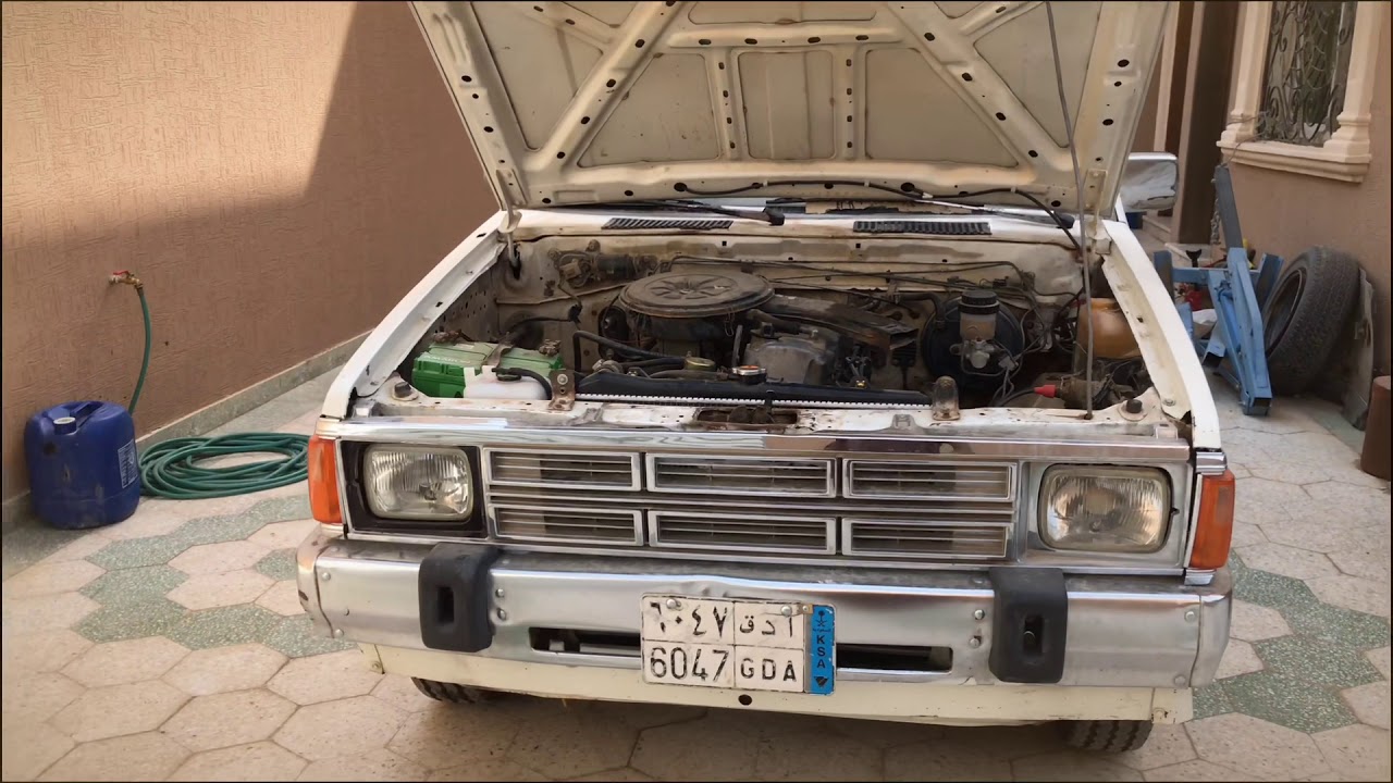 اول مقطع بالقناة |nissan d21 | بداية المشروع ددسن 1987