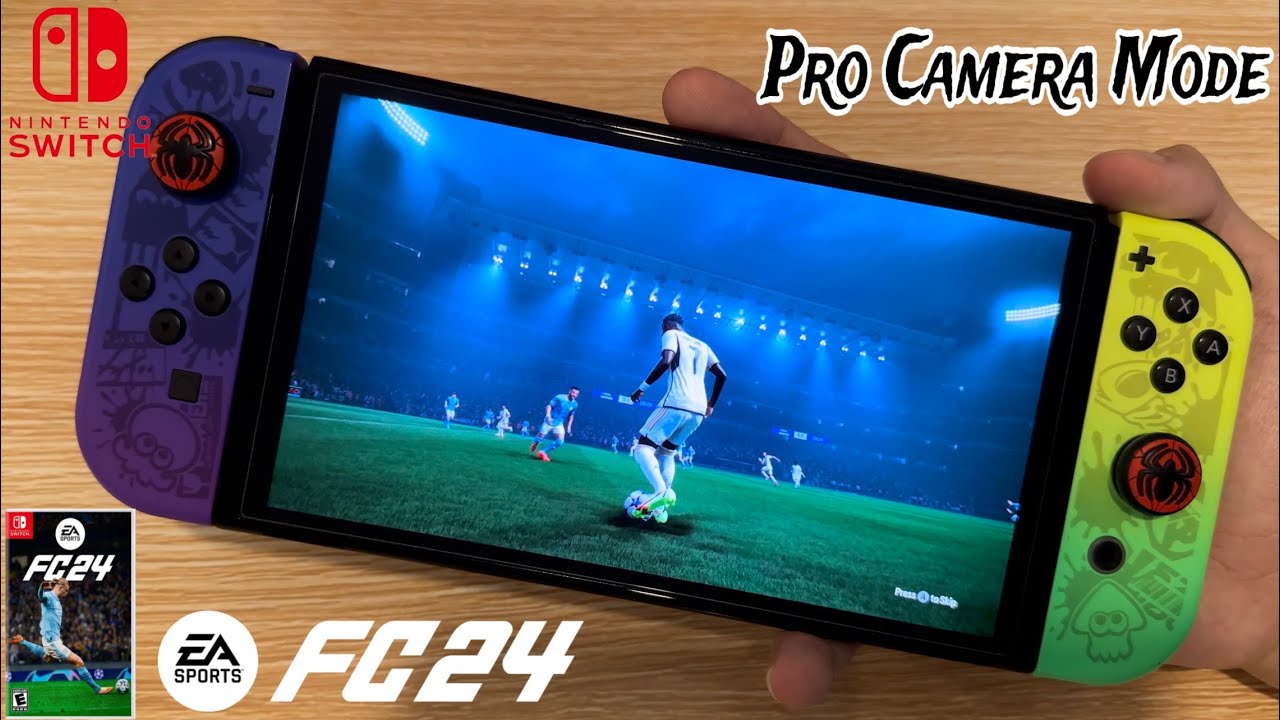 EA SPORTS FC 24 : Pro Camera Mode Switch Gameplay | Switch Oled Gameplay