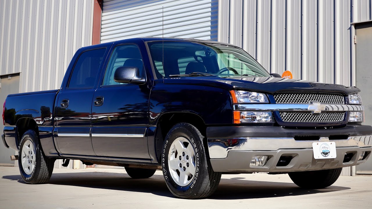 1 владелец Chevrolet Silverado 1500 LS Crew Cab 2005 года с оригинальным пробегом 53 тыс. миль!