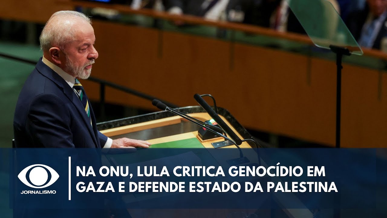 Na ONU, Lula critica genoc&iacute;dio em Gaza e defende Estado da Palestina