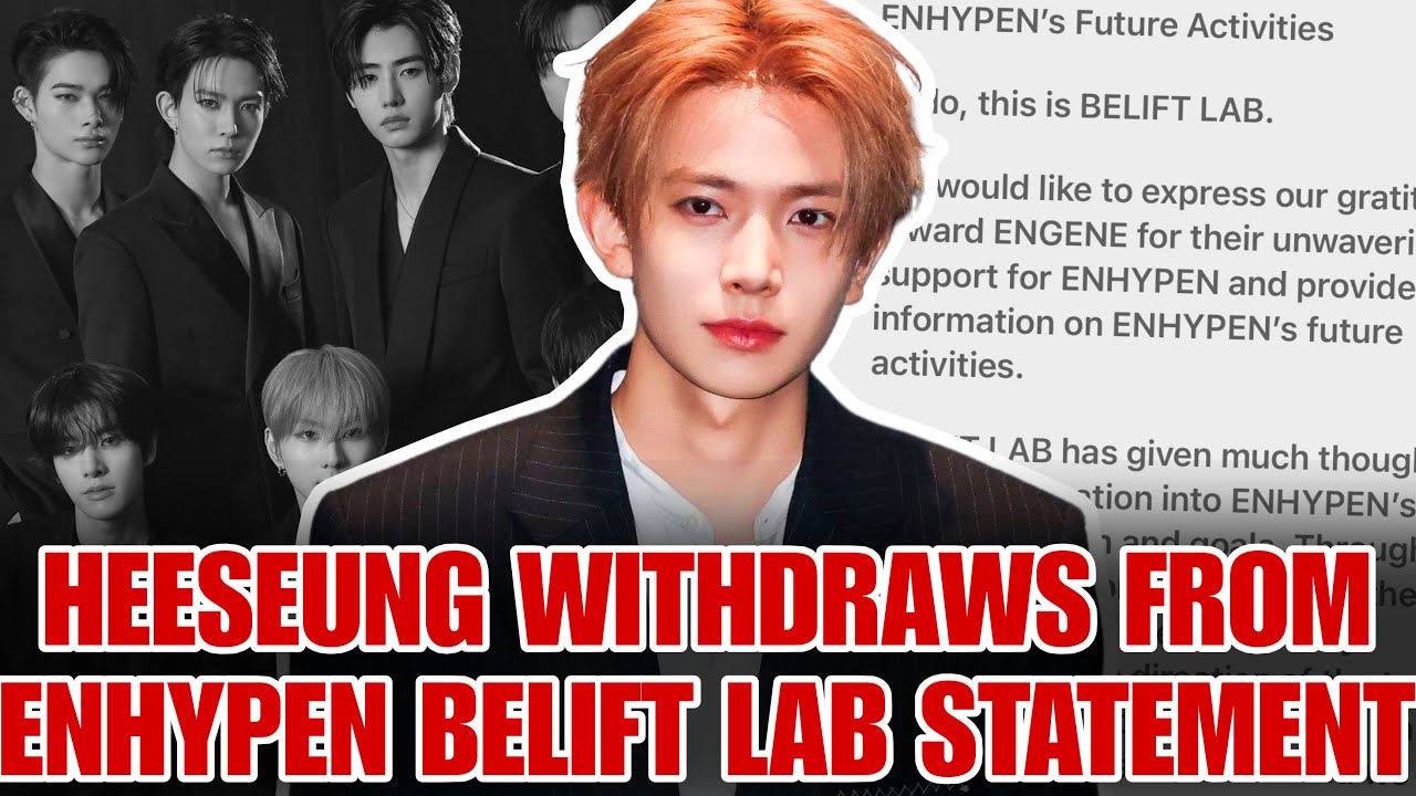 Хисын покинул ENHYPEN — BELIFT LAB подтвердила, что группа продолжит свою деятельность в составе ...