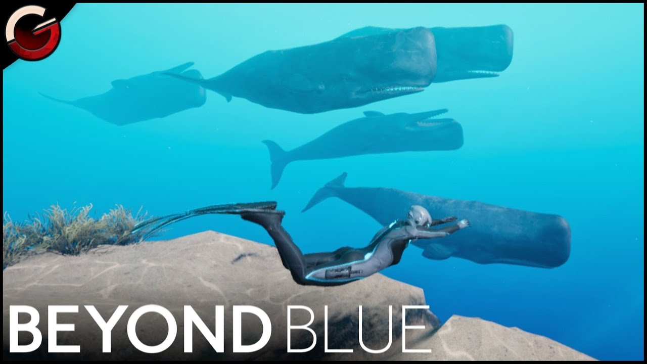 GIANT SPERM WHALE FAMILY DISCOVERED! Best Ocean Exploration Game | Beyond Blue Gameplay