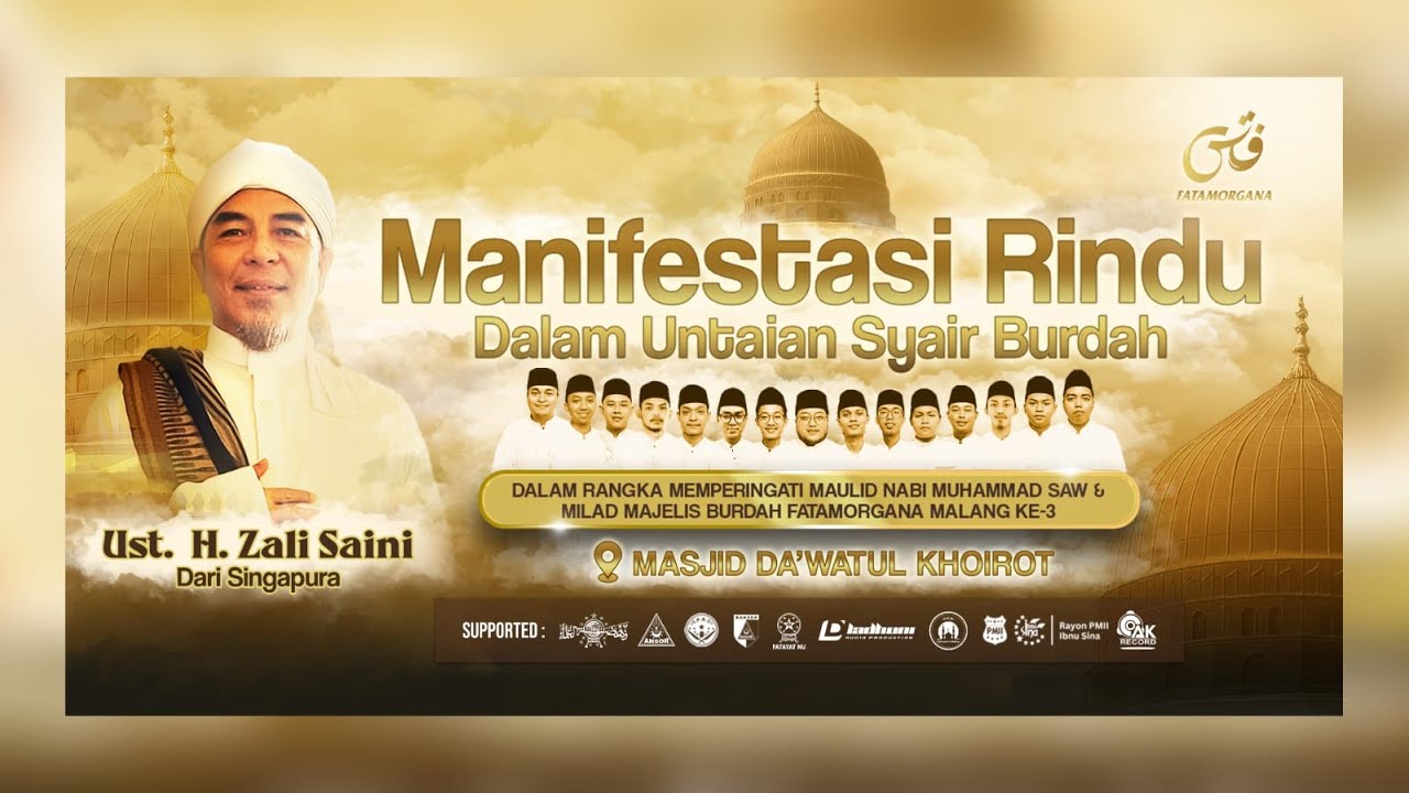 MANIFESTASI RINDU - Maulid Nabi Muhammad SAW & Milad Majelis Fatamorgana Ke-3