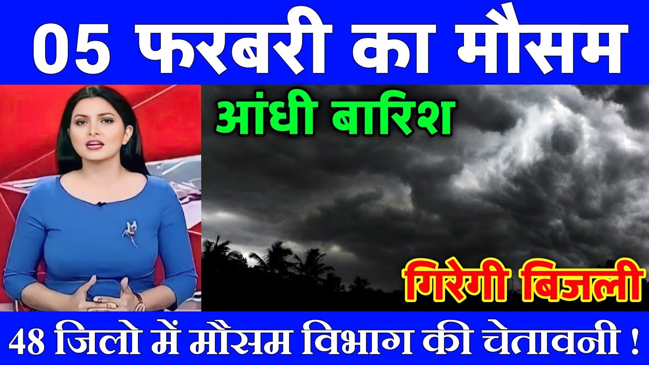 04 फरवरी का मौसम | today weather update, heat wave, #Mausam_ki_jankari #Lucknow_weather #आज_का_मौसम