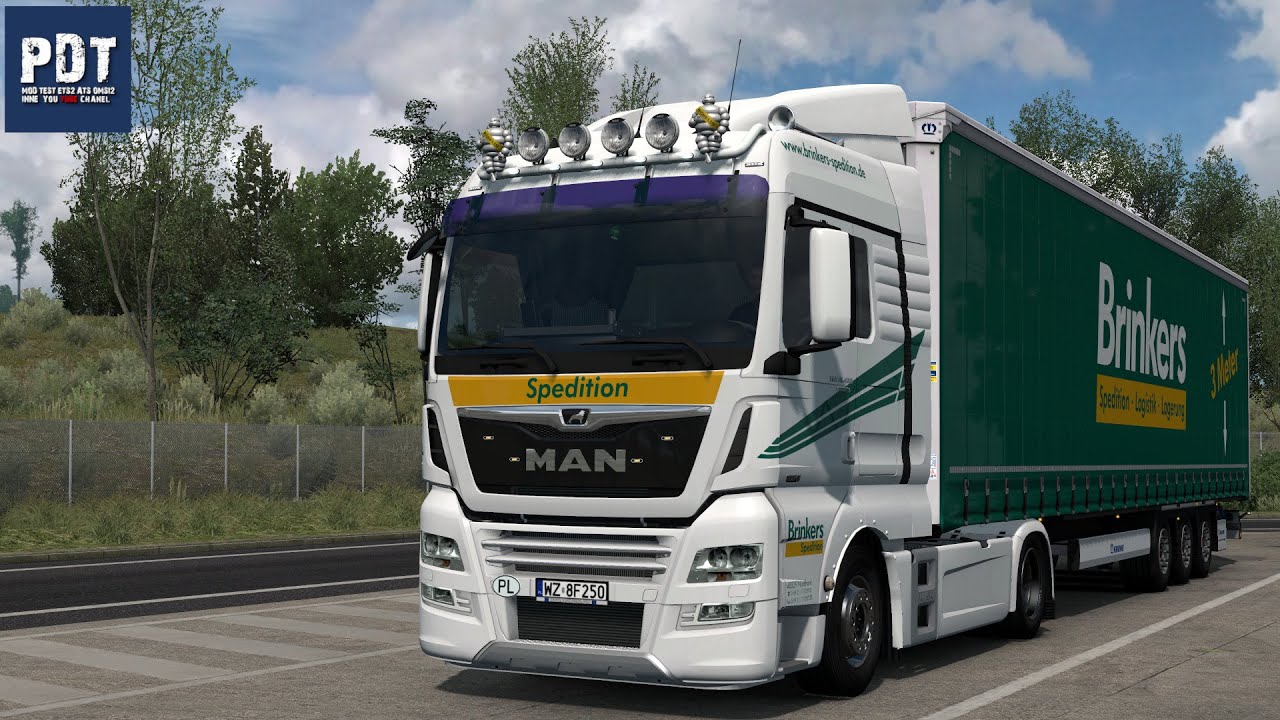 ✅[ETS2. V1.37]...PDT...MAN TGX Euro6 by MADster Sound FMod & Open Window *Very Nice Truck Mod*
